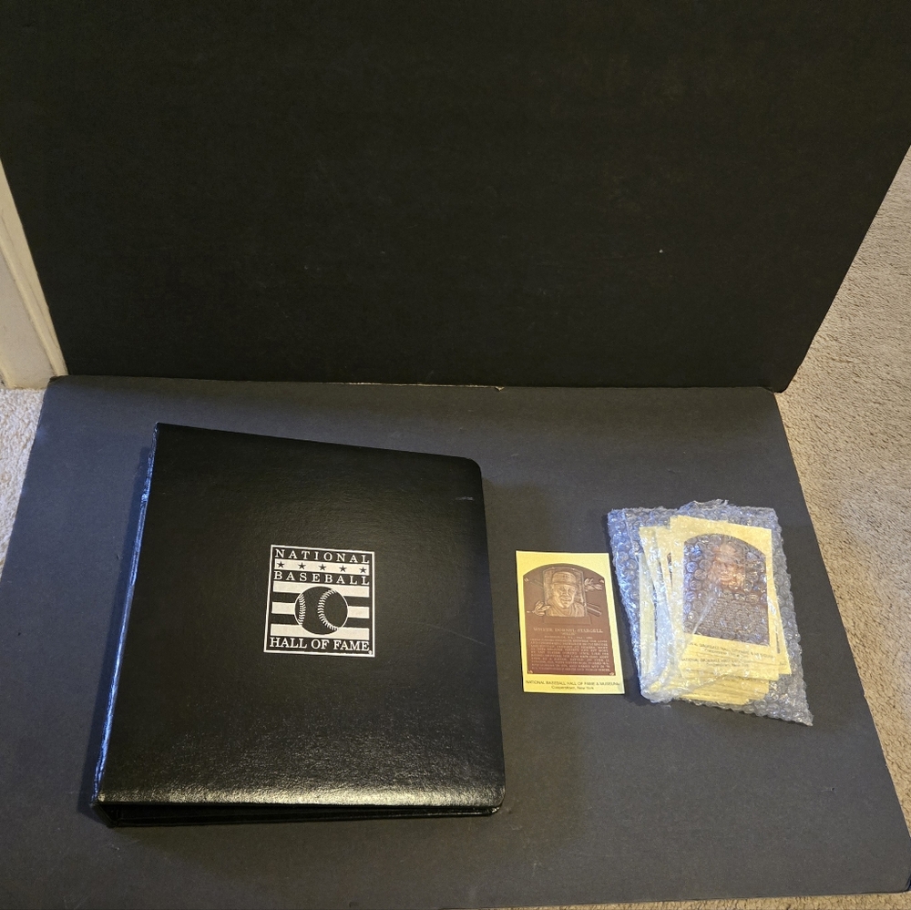 RARE COMPLETE NATIONAL BASEBALL HOF & MUSEUM POSTCARD SET W/ ALBUM AND 289 CARDS